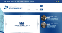 Desktop Screenshot of fountainoflife.com